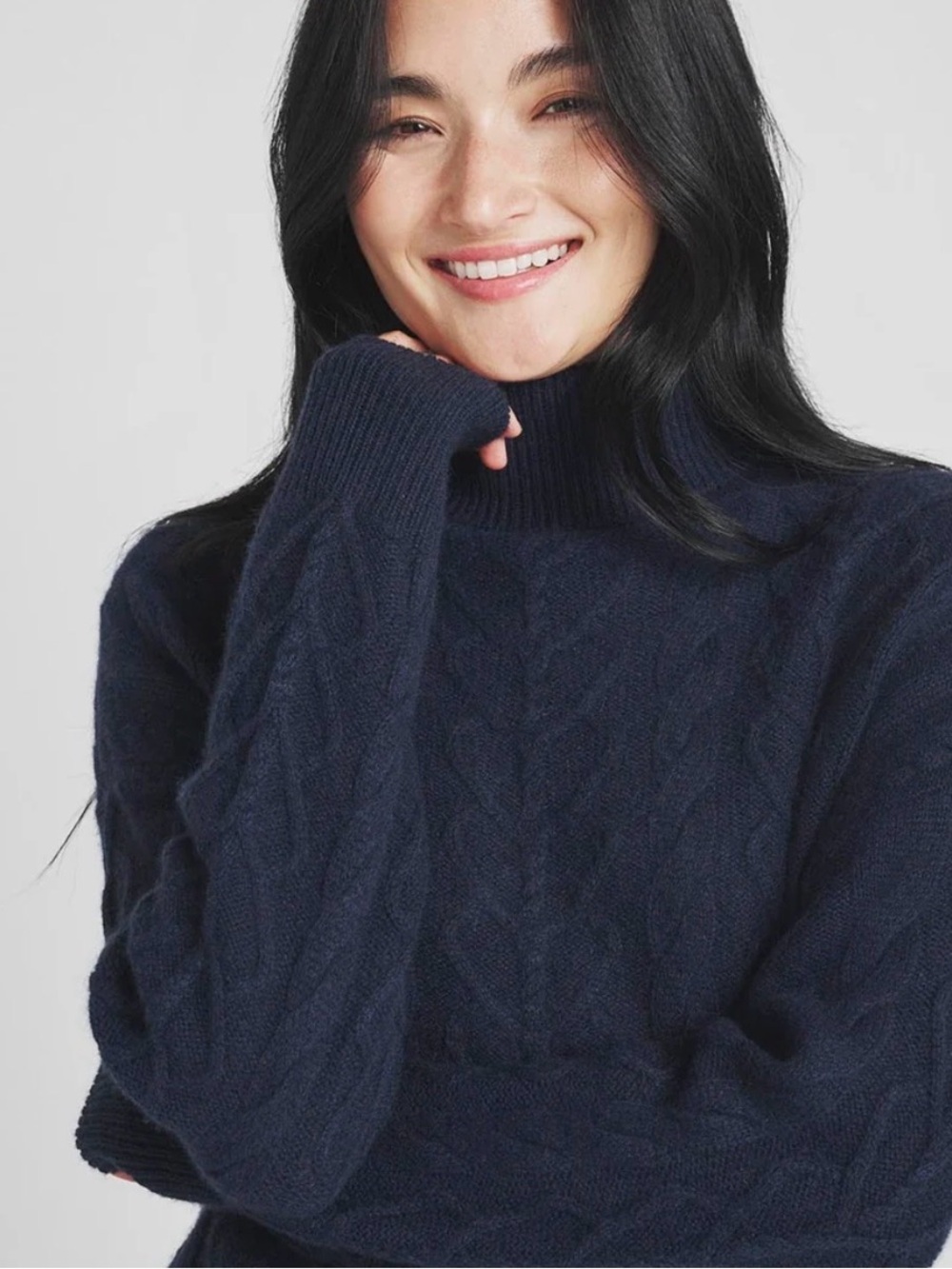 Splendid Charlotte cable knit sweater-small